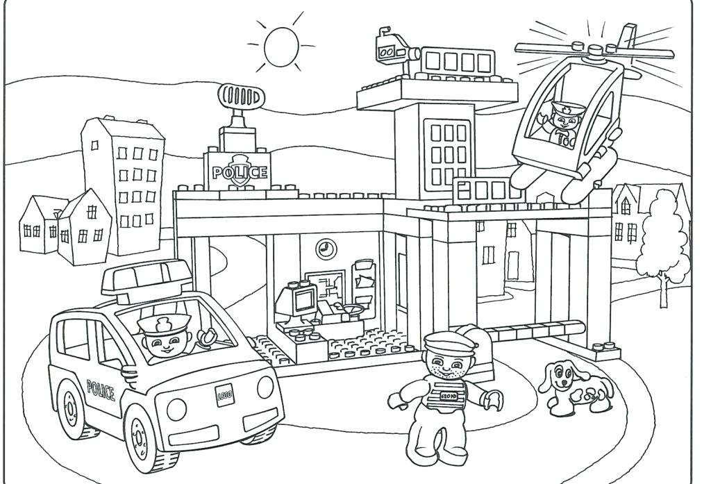 1024x697 Lego Duplo Coloring Pages