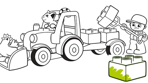 604x340 Lego Duplo Coloring Pages