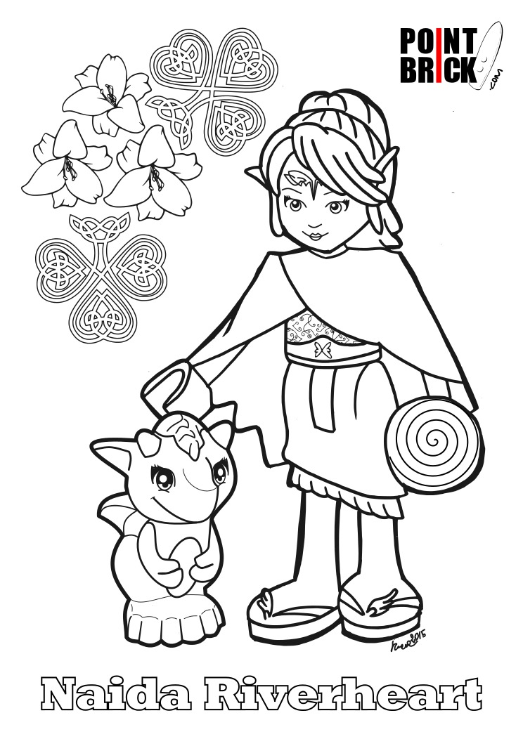 744x1052 Lego Elves Coloring Pages