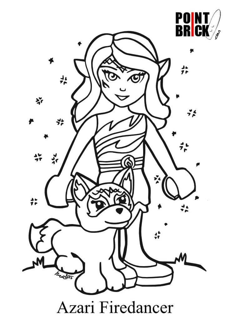 736x1040 Lego Elves Coloring Pages Images Free Coloring Pages
