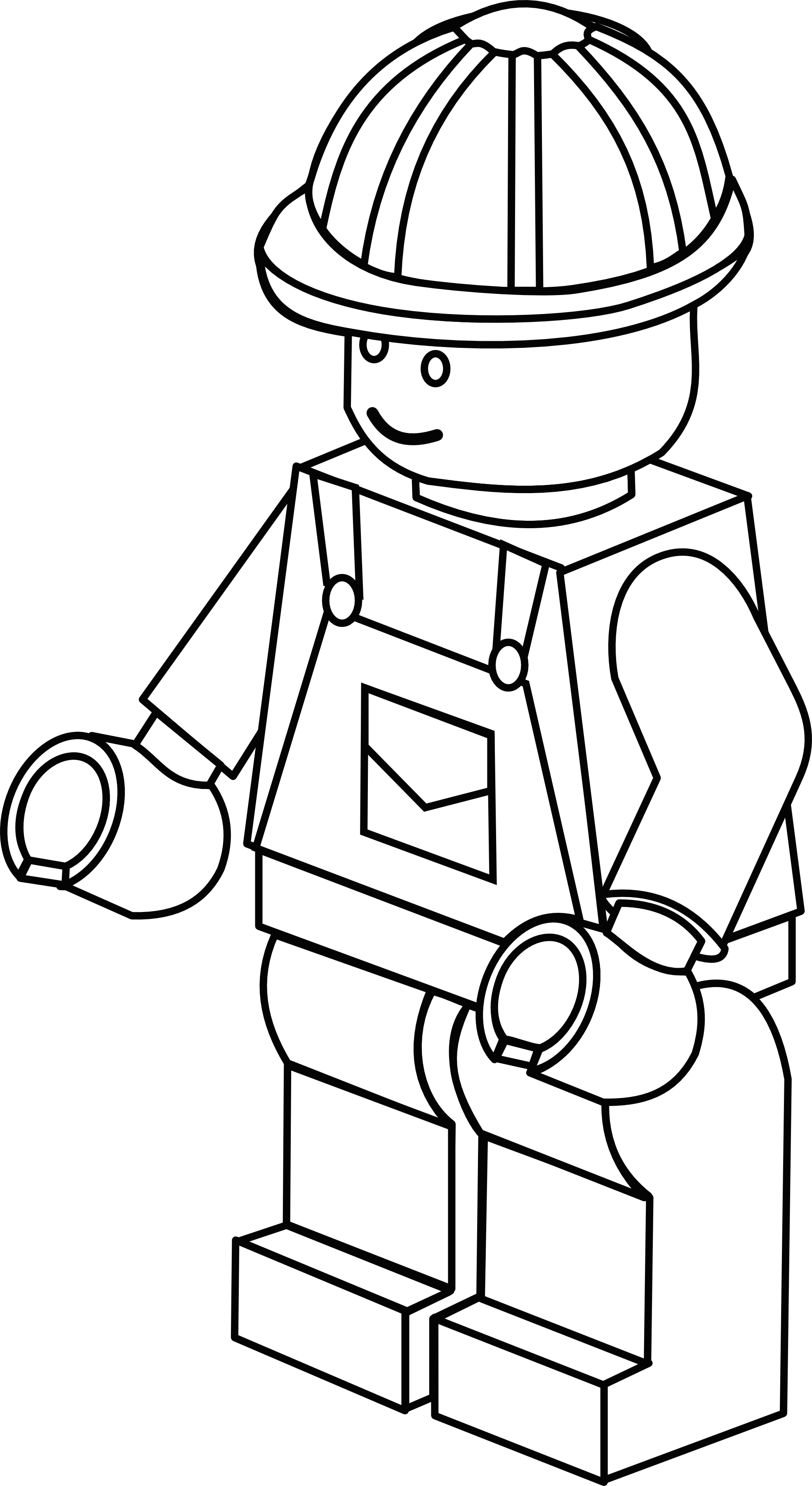 1969x3601 More Complex Lego Figure Colouring Sheet Lego Birthday
