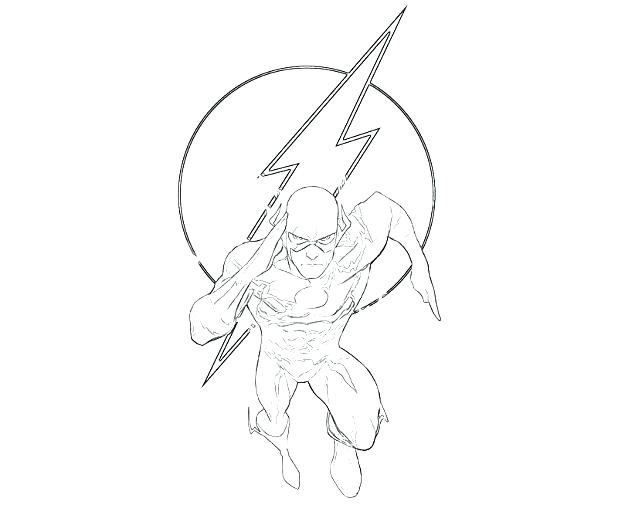 618x515 Flash Printable Coloring Pages