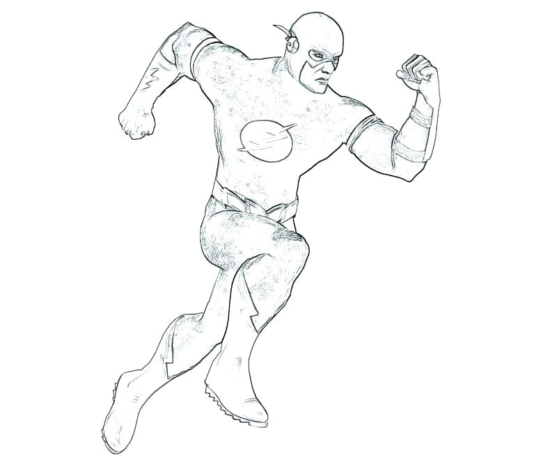 800x667 The Flash Coloring Pages