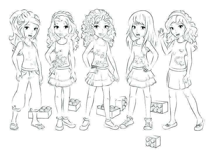 736x531 Lego Friend Coloring Pages Amazing Friends Coloring Page Kids