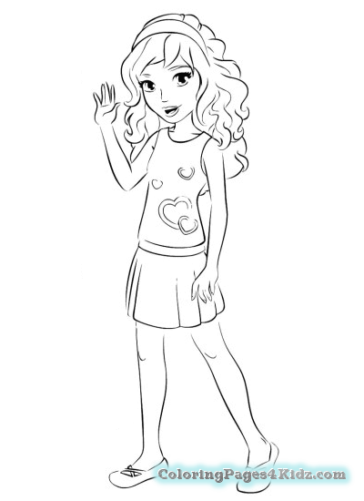400x550 Lego Friends Bella Coloring Pages Coloring Pages For Kids
