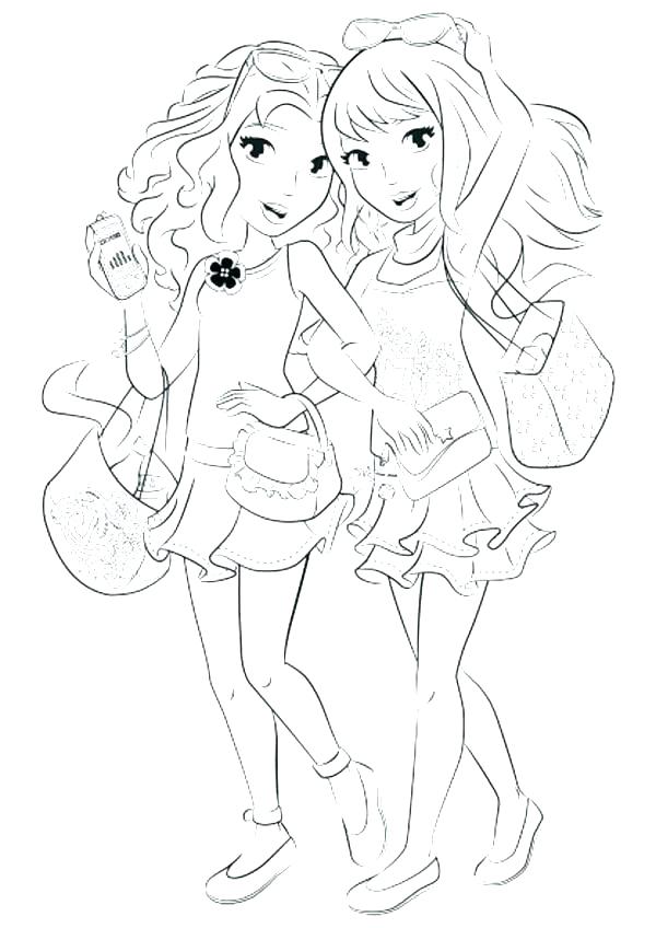 600x848 Lego Friends Coloring Sheets