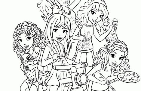 469x304 Elegant Lego Friends Coloring Page With Additional Oloring