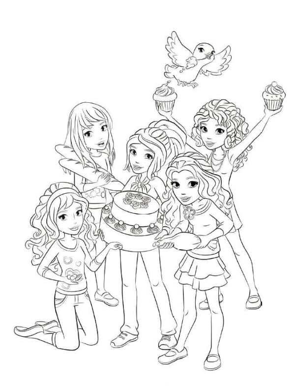 598x789 Lego Friends Coloring Pages To Print Lego Rubber Boat Coloring