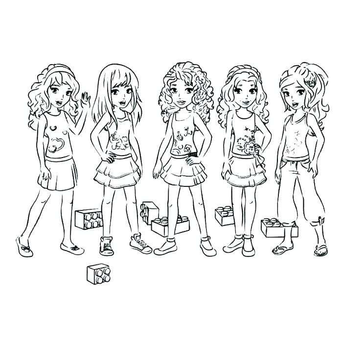 699x699 Coloring Pages Lego Friends Friend Coloring Pages Friends Coloring
