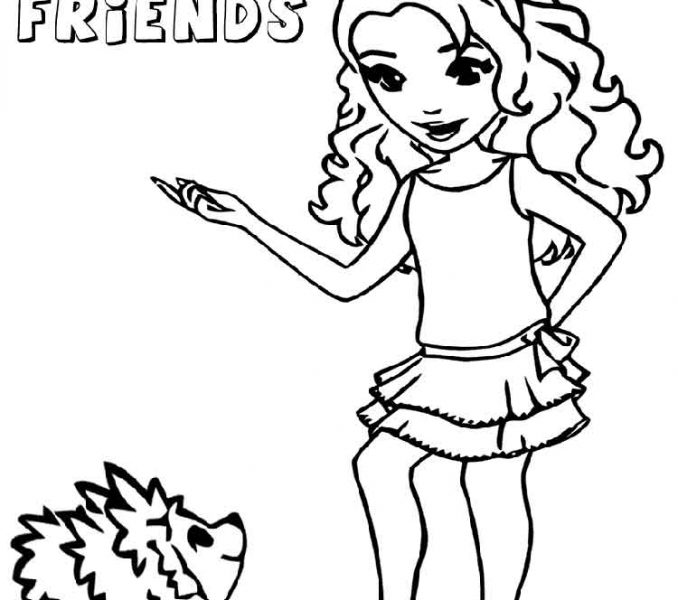 678x600 Lego Girl Coloring Pages Lego Friends Coloring Pages Free