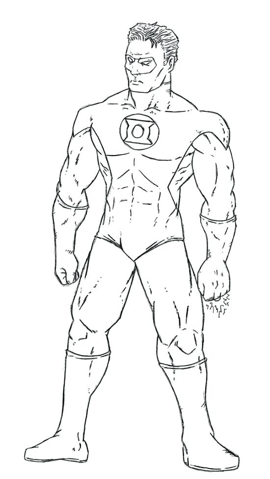 550x976 Green Lantern Coloring Page Printable Green Lantern Coloring Pages
