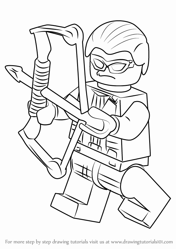 598x844 Lego Hawkeye Coloring Pages Lego Green Lantern Coloring Page