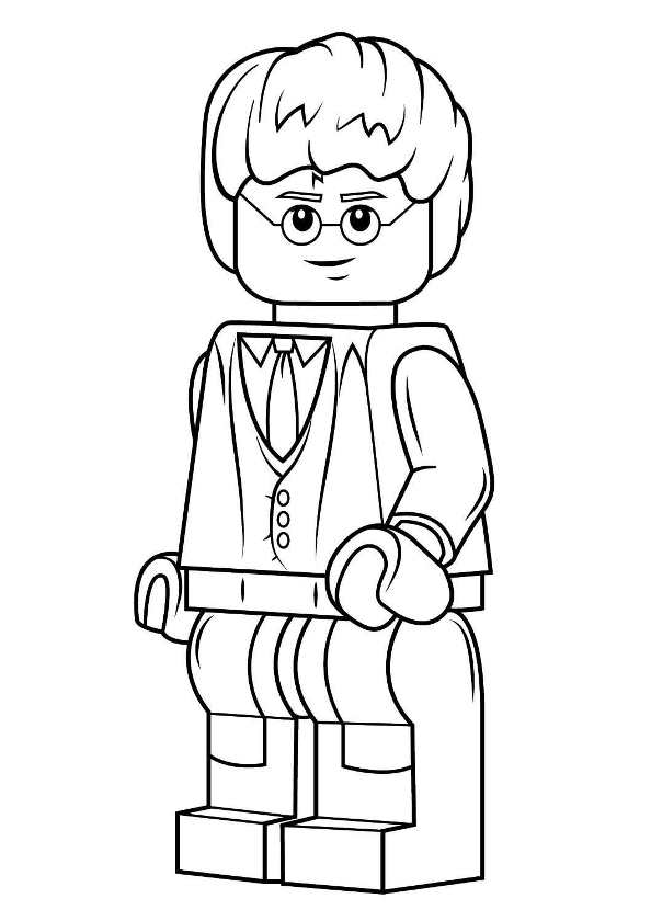 594x840 Kids N Coloring Pages Of Lego Harry Potter