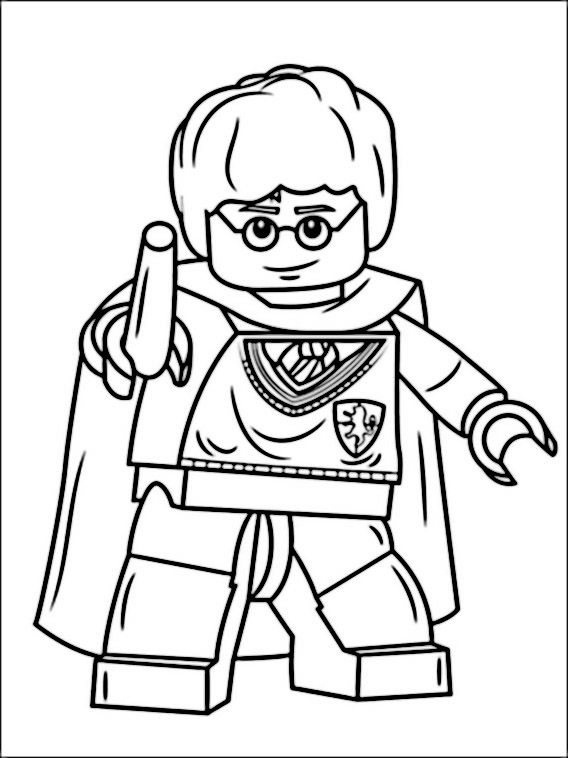 568x758 Lego Harry Potter Coloring Pages Coloring Is Therapeutic