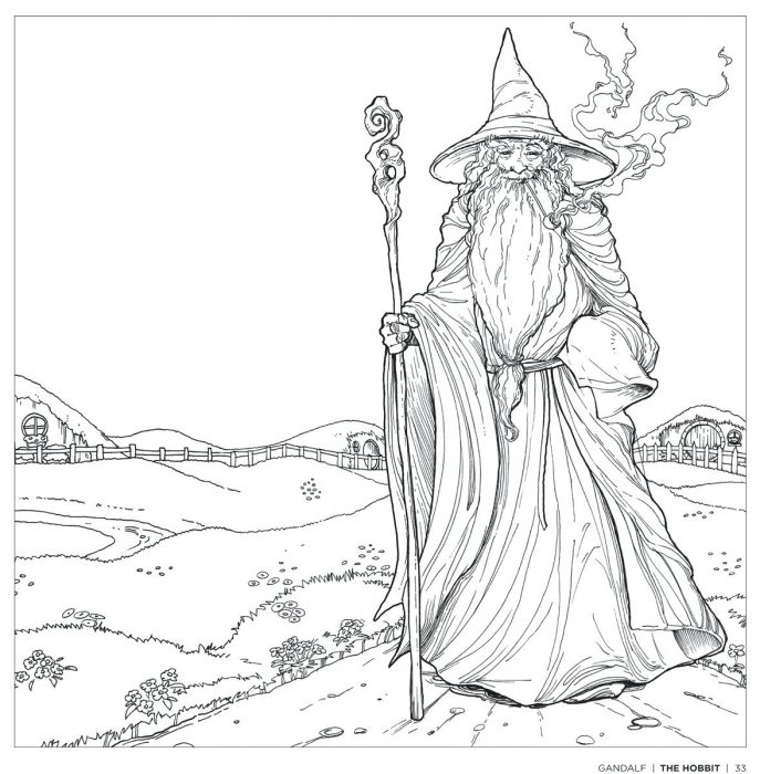 687x700 The Hobbit Coloring Pages Best Coloring The Hobbit Coloring Pages