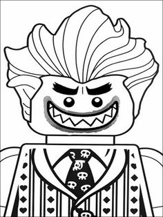 236x314 Coloring Page The Joker The Lego Batman Movie