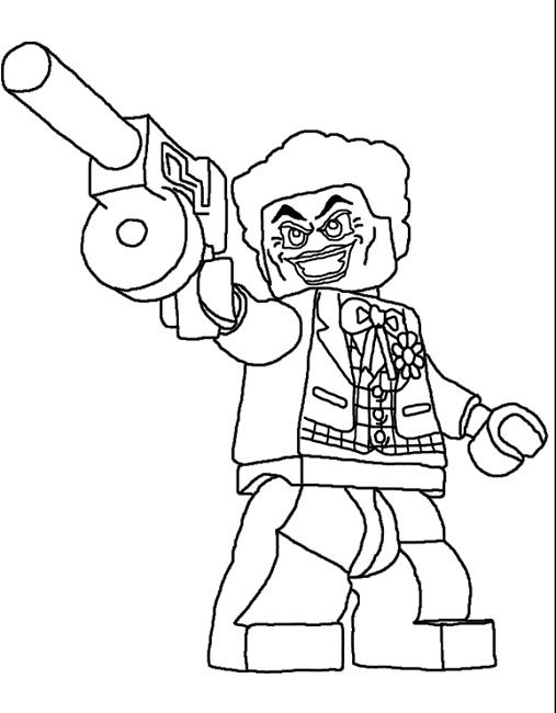 507x650 Lego Joker Coloring Pages Movie Joker And Legos