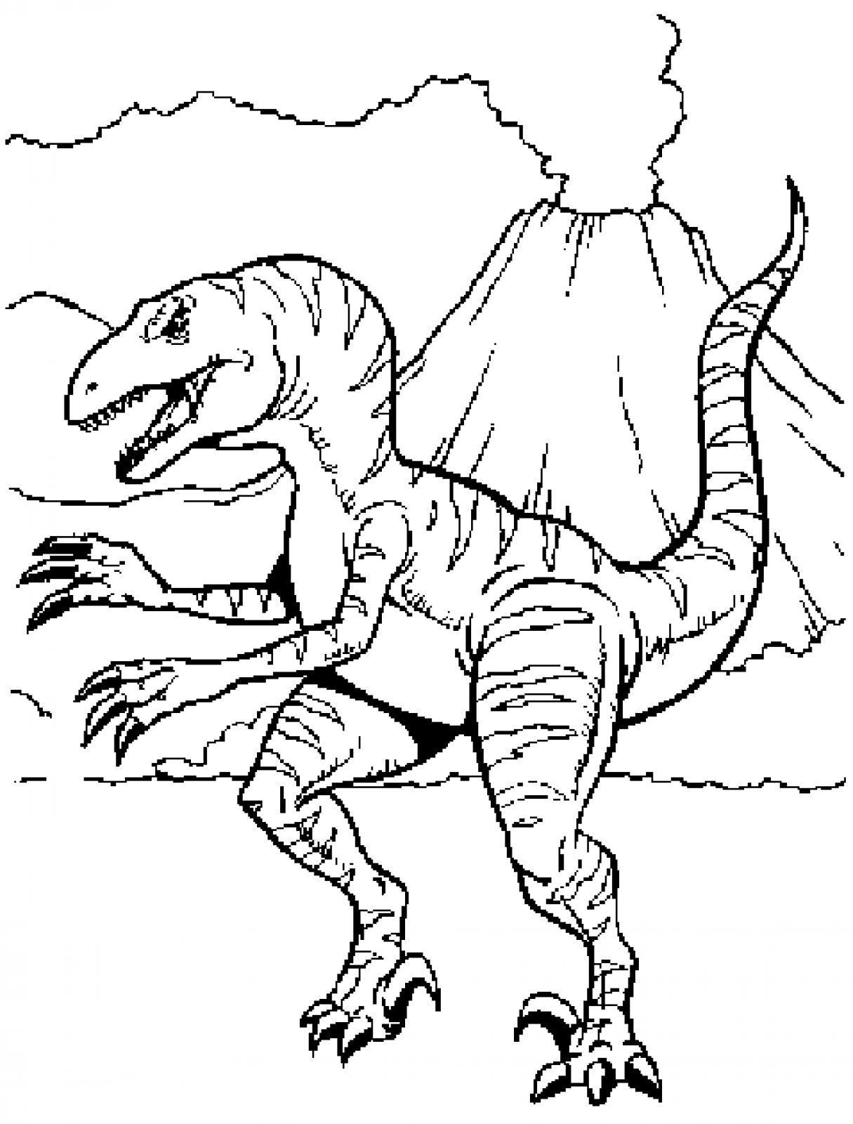 1215x1600 Best Of Simple Raptor Coloring Pages And Print For Lego Jurassic