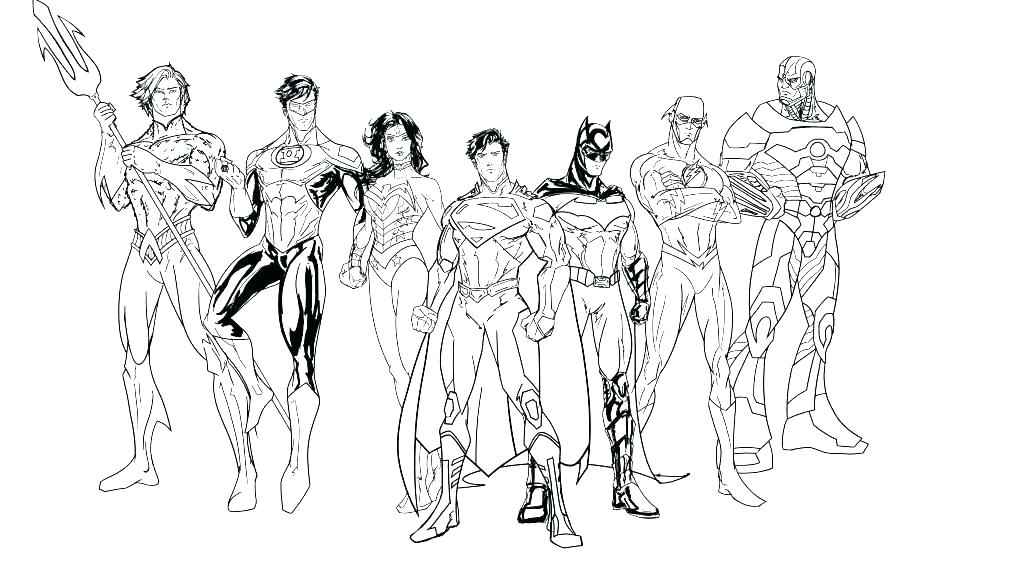 1024x563 Dc Villains Coloring Pages Comic