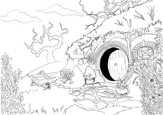 570x403 Marvellous Lord Of The Rings Coloring Pages For Lotr Remodel