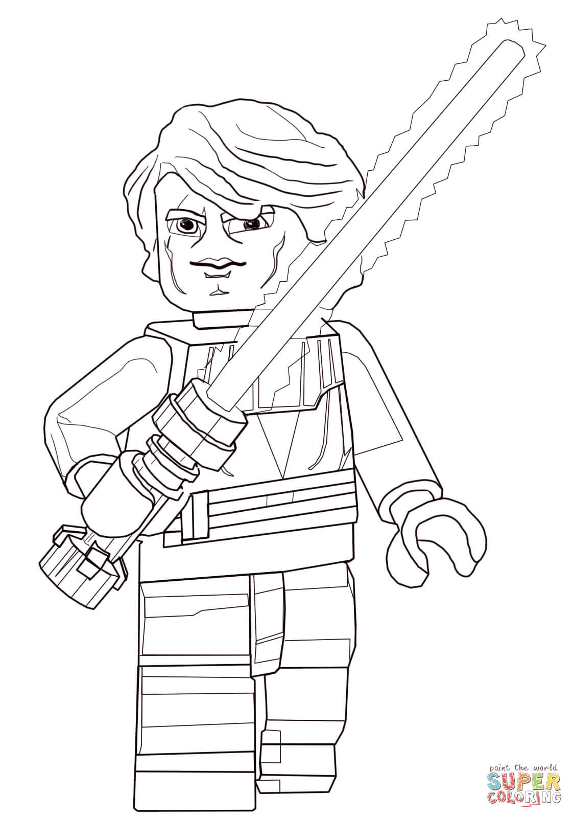 1122x1600 Lego Star Wars Anakin Skywalker Coloring Pages