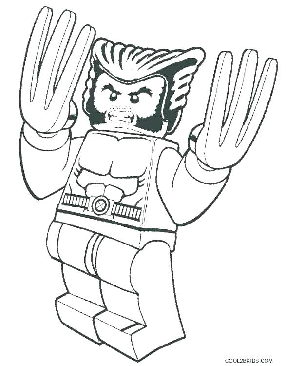 587x750 Lego Superheroes Coloring Pages