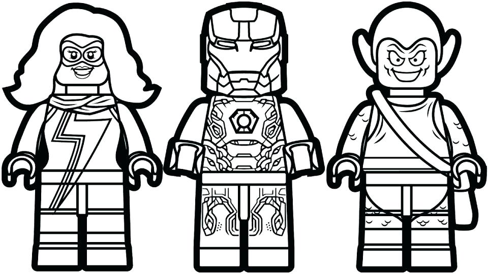 960x540 Lego Superhero Coloring Pages Marvel Coloring Pages In Addition