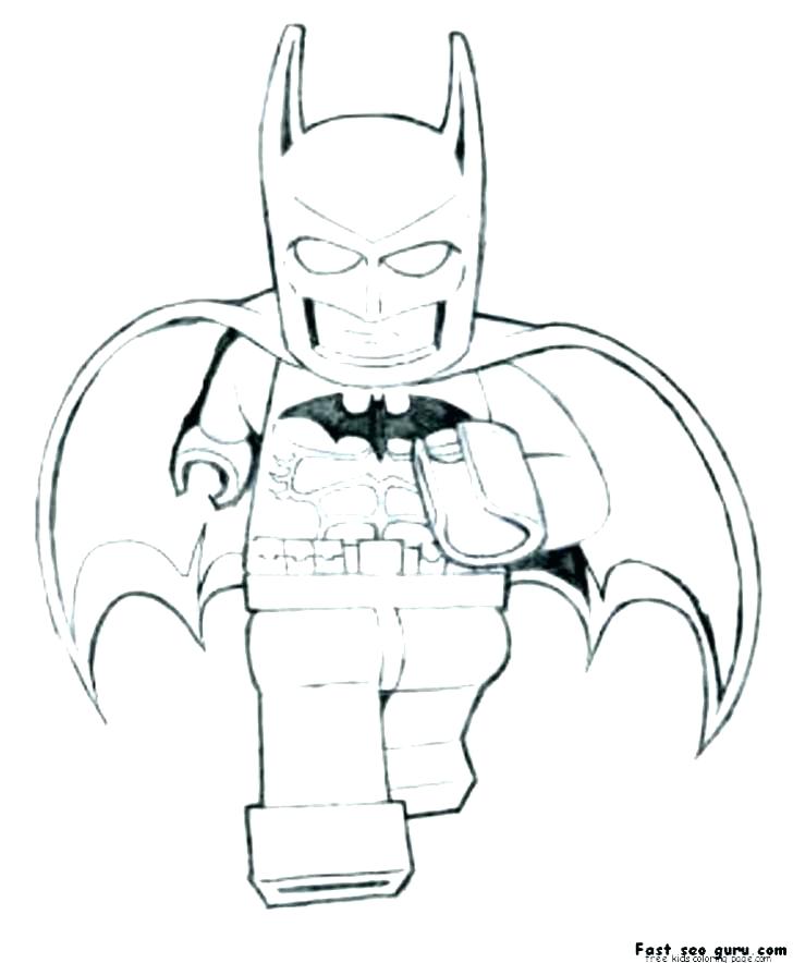 728x884 Lego Minifigure Coloring Pages