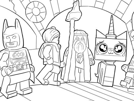 Lego Movie Characters Coloring Pages at GetDrawings | Free download