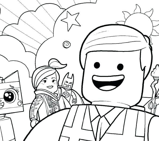 678x600 Lego Movie Coloring Pages The Movie Coloring Pages Robin Bad Cop