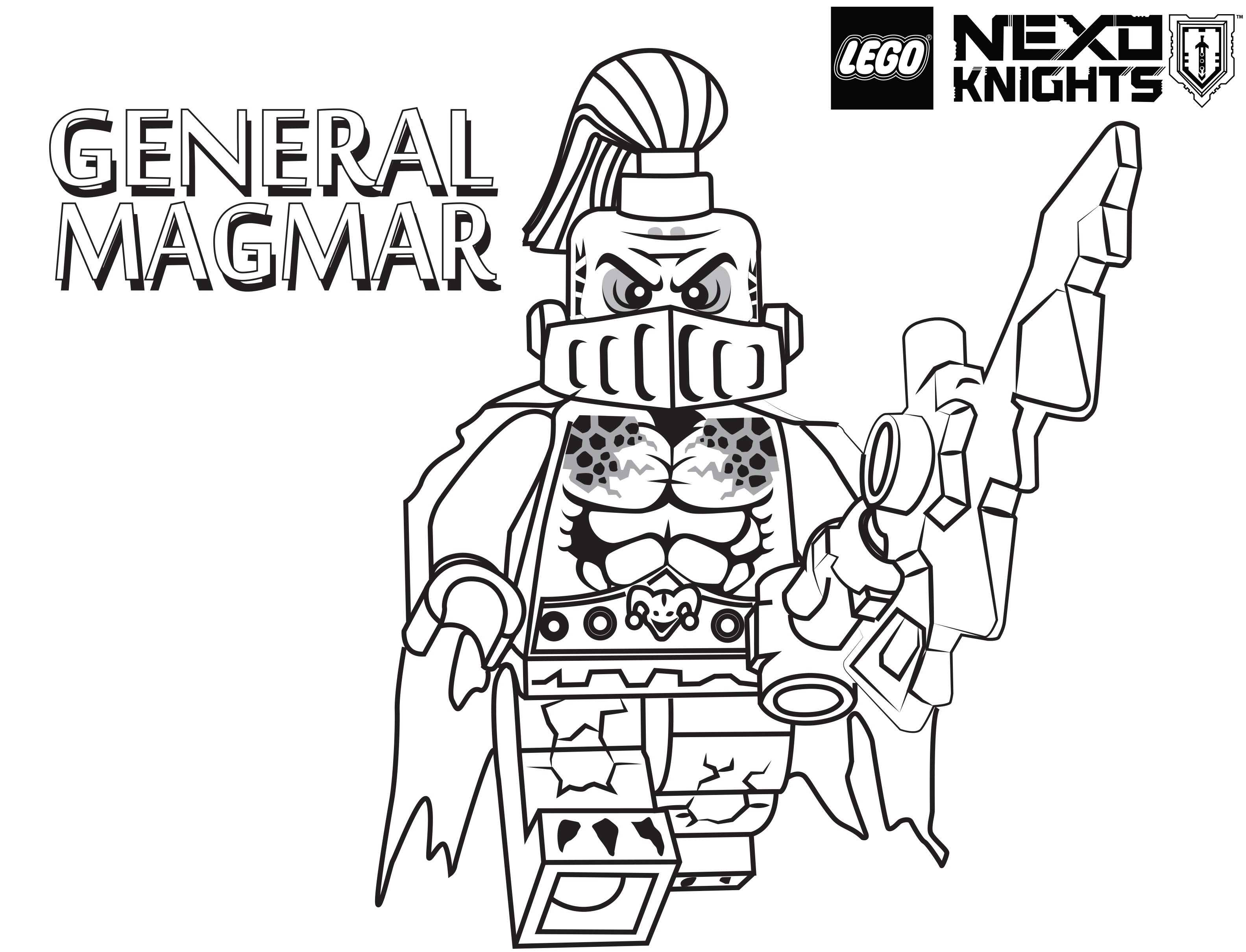 3166x2419 Knight Coloring Page Printable