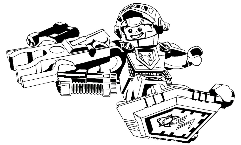 1000x601 Lego Nexo Knights Coloring Pages