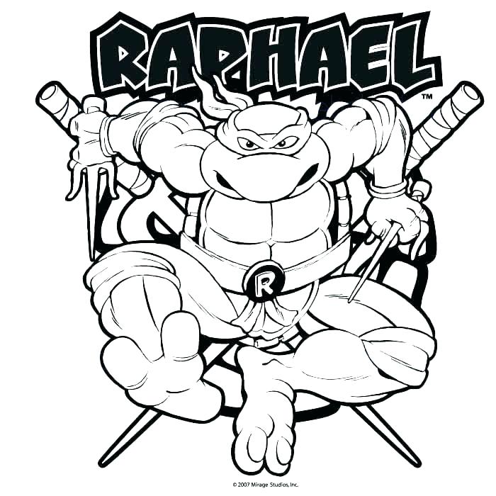 700x700 Raphael Ninja Turtle Coloring Pages Printable Teenage Mutant Book