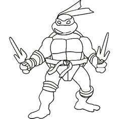 236x236 Tmnt Coloring Pages Printable Teenage Mutant Ninja Turtles
