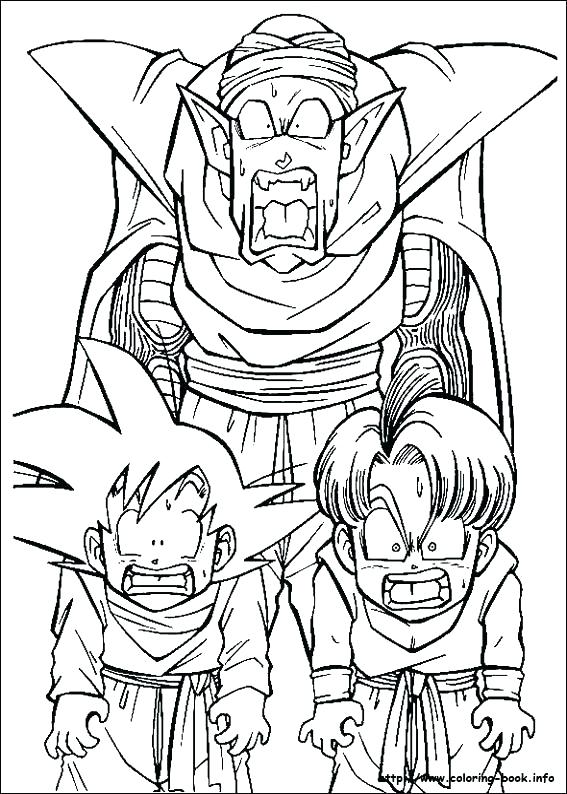 567x794 Kai Coloring Pages Coloring Dragon Ball Z Dragon Ball Z Pictures