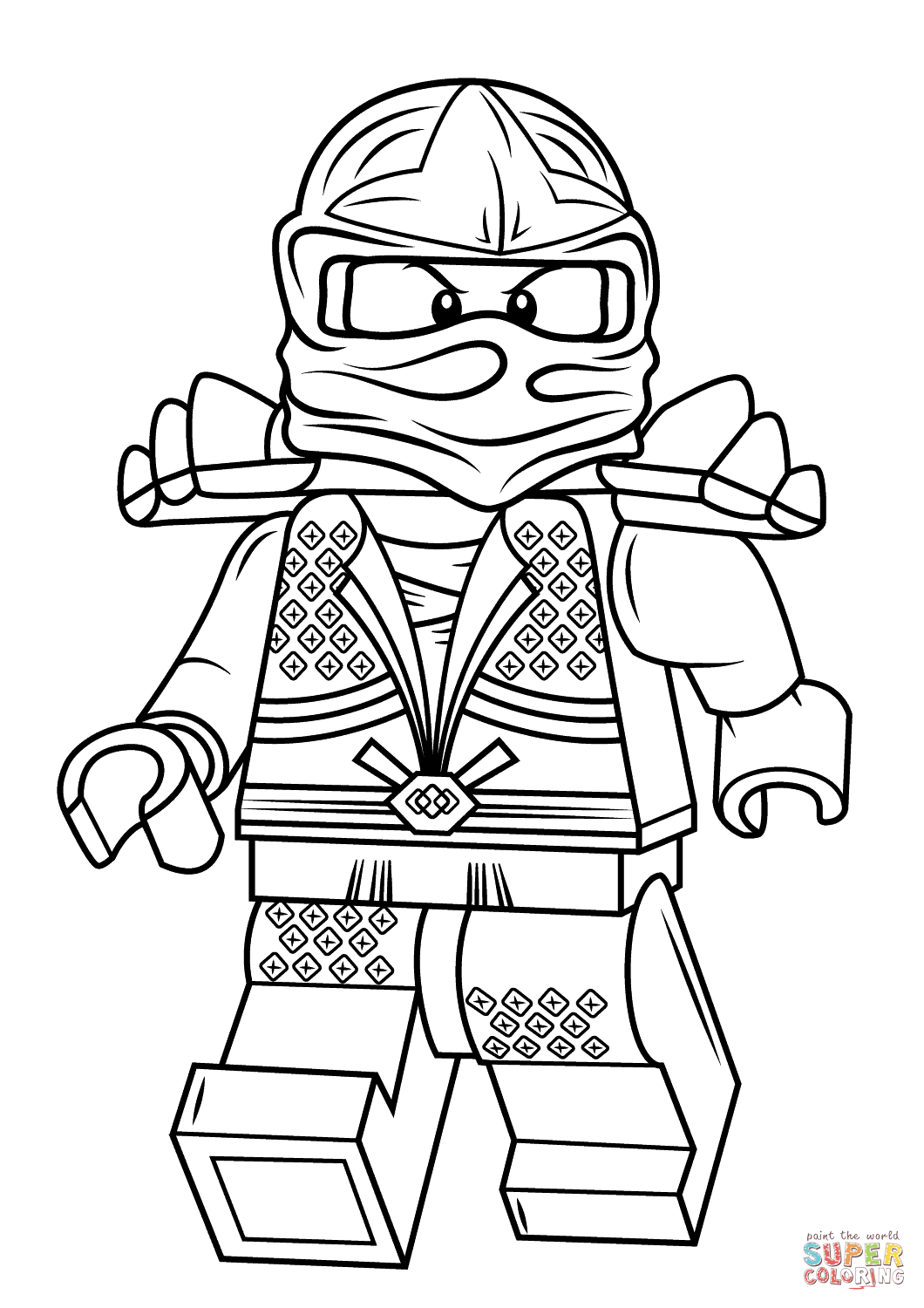 1060x1500 Tested Ninjago Kai Zx Coloring Pages Lego Jay Zx Page Free