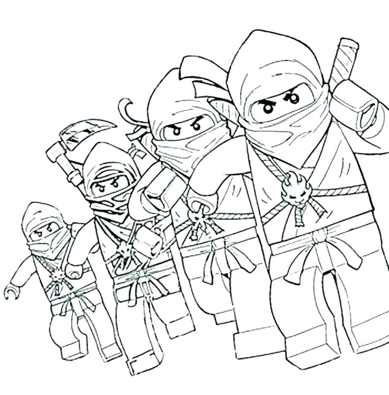 792x805 Lego Ninjago Coloring Pages Kai