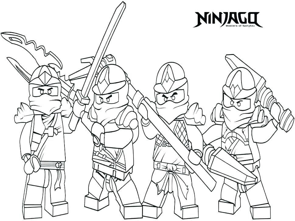 970x728 Ninjago Coloring Pages Kai