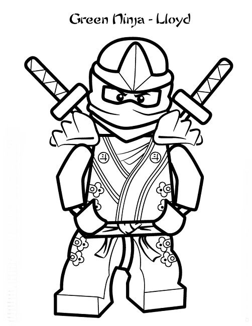 502x650 Lego Ninjago Coloring Pages Lloyd Movie