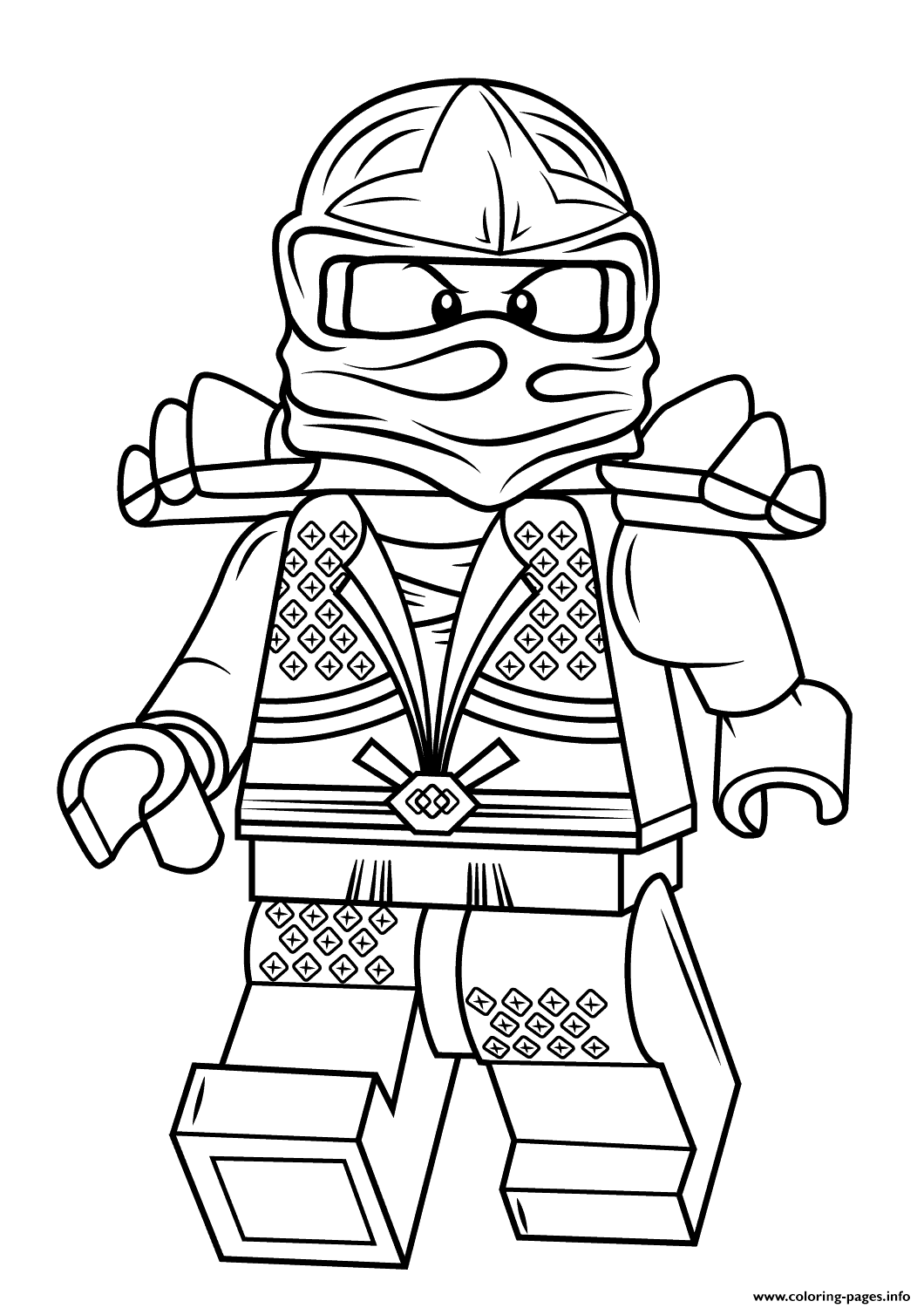 1060x1500 Lego Ninjago Lloyd Zx Coloring Pages Printable