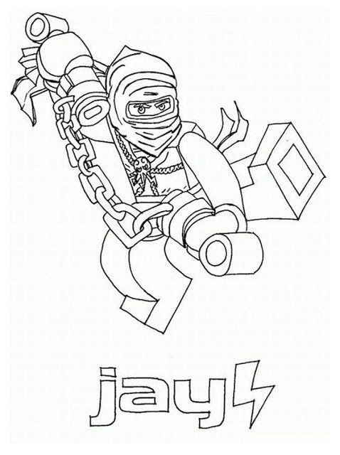 478x640 Lego Ninjago Jay Coloring Page Lego Camp