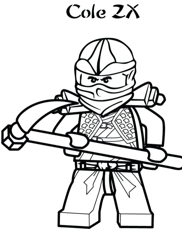 580x730 Ninjago Jay Coloring Pages