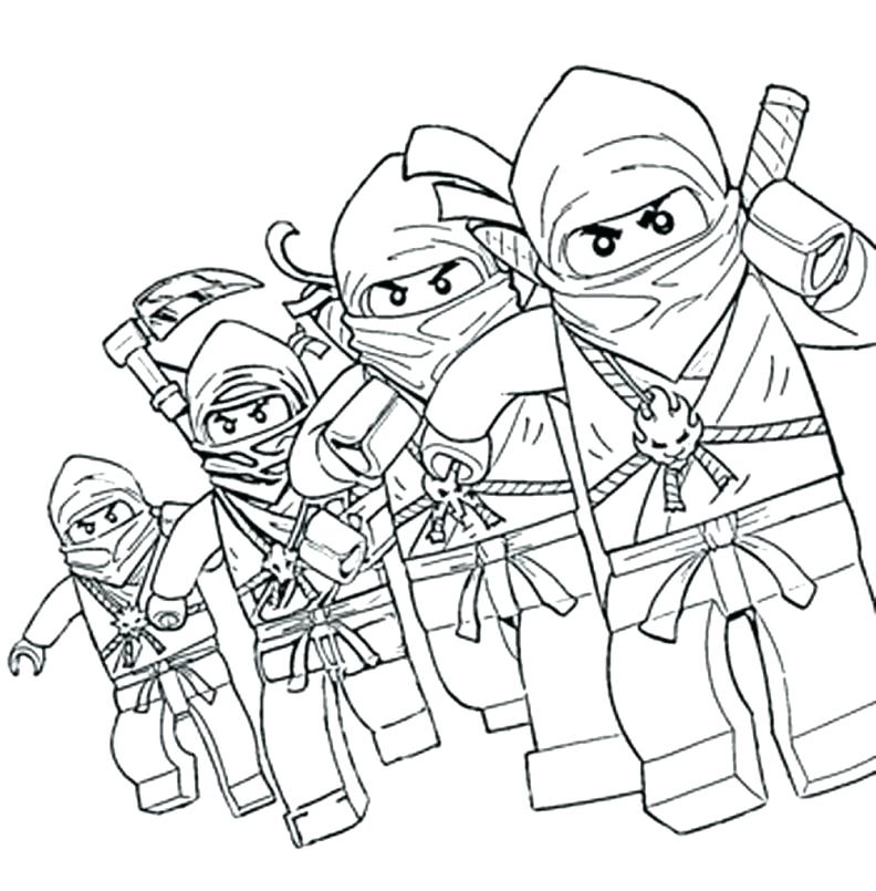 792x805 Ninjago Color Pages Colouring Pages Free Printable Coloring Page