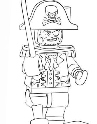 333x425 Pirate Coloring Sheets Lego Pirate Coloring Page Free Printable