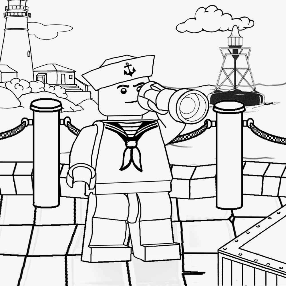 1000x1000 Fine Lego Pirates Coloring Pages Rose Outline