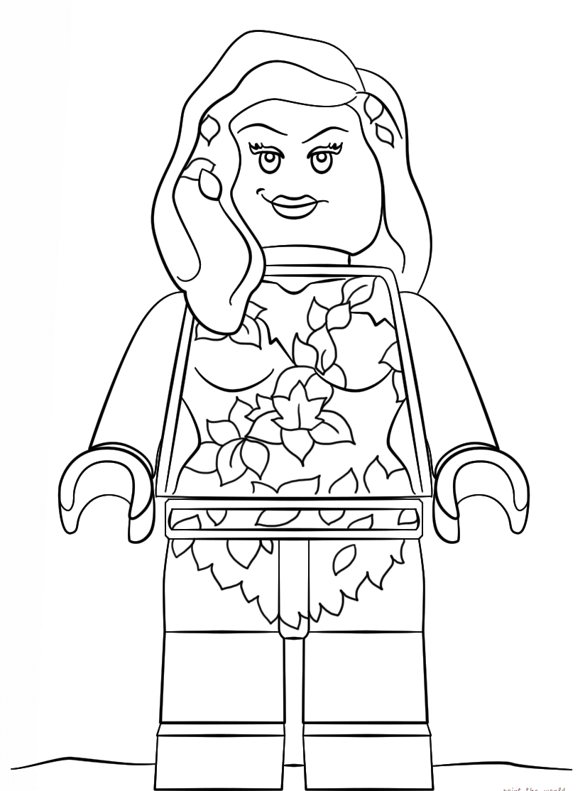 824x1114 The Lego Batman Movie Coloring Pages Poison Ivy Pagespeed Ce