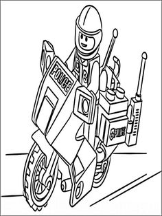 236x314 Lego Police Coloring Pages Lego Police Party