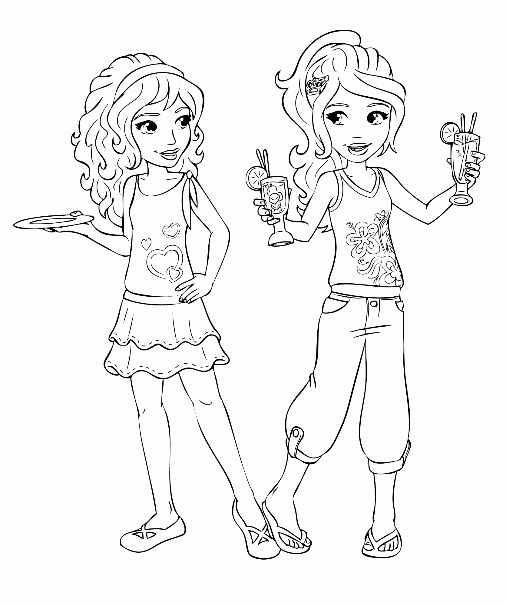 1671x2000 Police Coloring Page Inspirational Lego Friends Coloring Pages