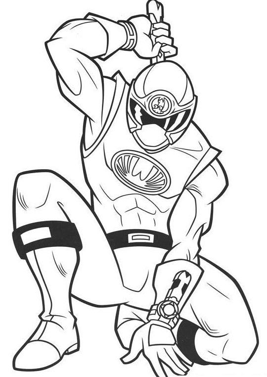 540x762 Power Ranger Samurai Coloring Pages For Kids Super Heroes