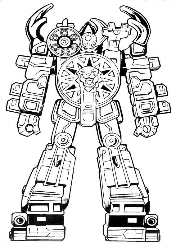 567x794 Power Rangers Coloring Pages